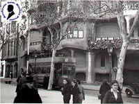 Spagna - Barcellona Architettura di Gaudì (La Pedrera) Gennaio 1939