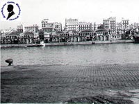 Spagna - Barcellona Il porto Gennaio 1939