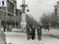 Spagna - Madrid Plaza de la Cibeles Maggio 1939