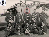 Pisa - Aeroporto S. Giusto - XXVIII Squadriglia - I Piloti degli Apparecchi  Ro.1 27 Ottobre 1930