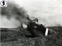 Pisa - Aeroporto S. Giusto - Aereo dopo incidente - Febbraio 1931